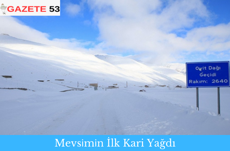 Mevsi̇mi̇n İlk Karı Yağdı