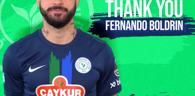 Brezilyalı futbolcu Fernando Henrique Boldrin ile yollar ayrıldı