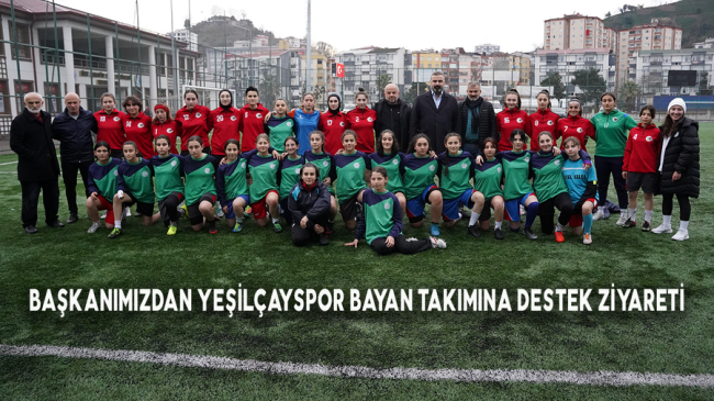 Başkanımız İbrahim Turgut, Rize Yeşil çay spor kadınlar futbol takımına destek ziyaretinde bulundu.