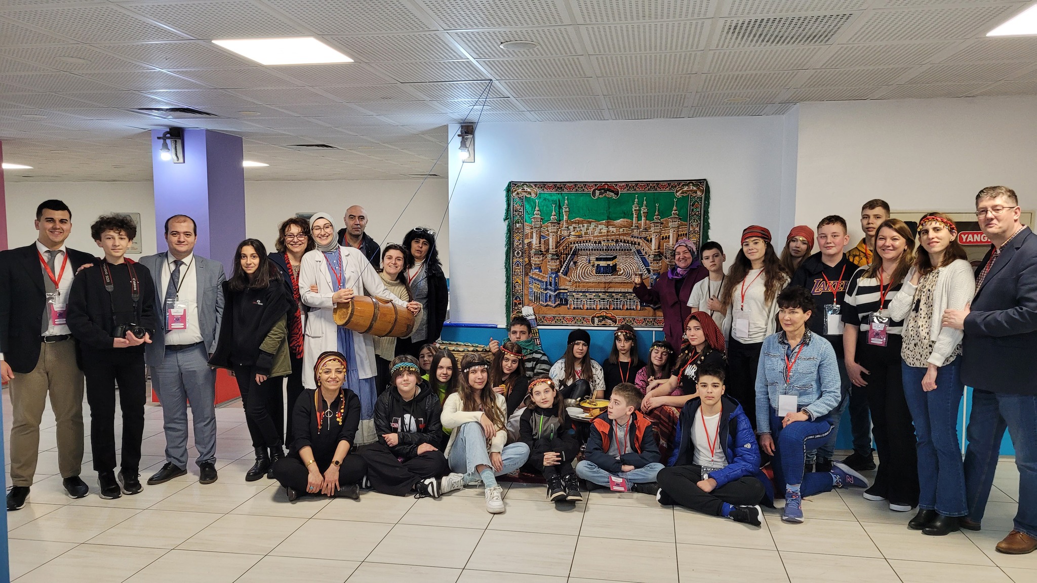 RİZE- ERASMUS projesiyle Türkiye’ye gelerek Rize Çözüm Kolejinin misafiri olan 4 ülke öğrencisi