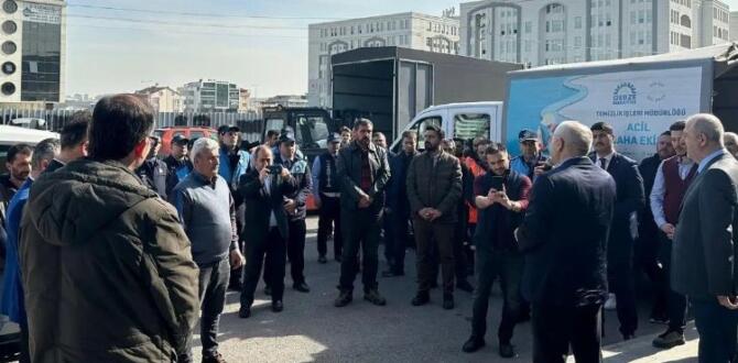 Gebze’de ‘Ramazan Erzak Konvoyu’ uğurlandı