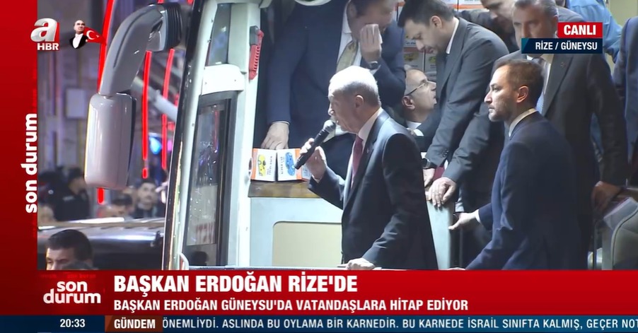 Cumhurbaşkanı Recep Tayyip Erdoğan Ana Baba Ocağı Güneysu’da