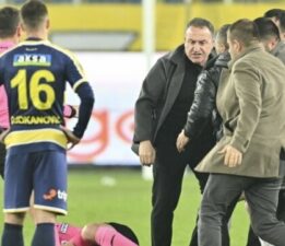 Halil Umut Meler’e maç sonunda yumruk atan Ankaragücü Başkanı Faruk Koca tutuklandı.