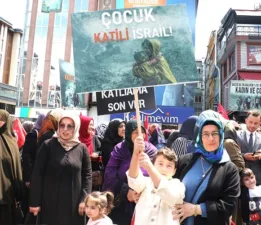 BAŞKAN YAĞCITEKİN “GAZZELİ ANNELER İÇİN SUSMUYORUZ”