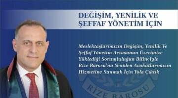 Avukat Ali Rıza Sancaktutan; Tüm meslektaşlarımın desteğini bekler, saygılarımı sunarım”